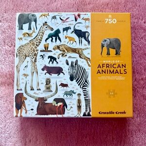 Crocodile Creek African Animals 750 piece Puzzle